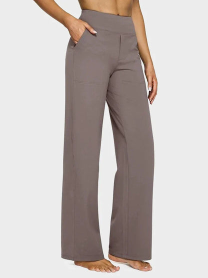 Loose High-Waist Business Casual Pants