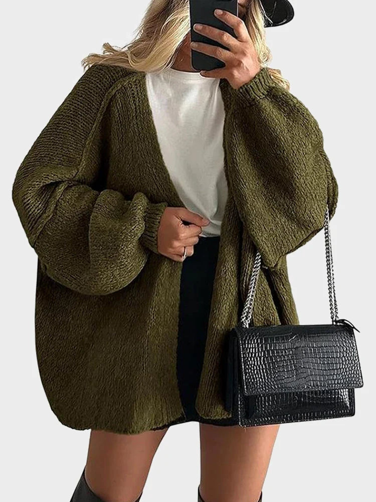 Women’s Oversized Knit Cardigan Sweater