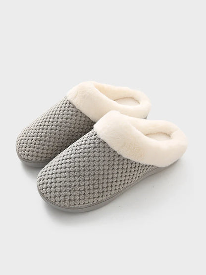 MAGIC CURVE Unisex Warm Plush Slippers