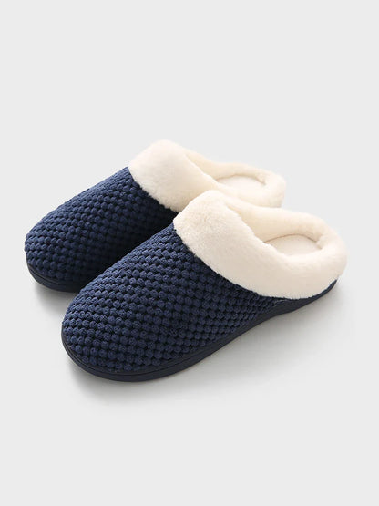 MAGIC CURVE Unisex Warm Plush Slippers