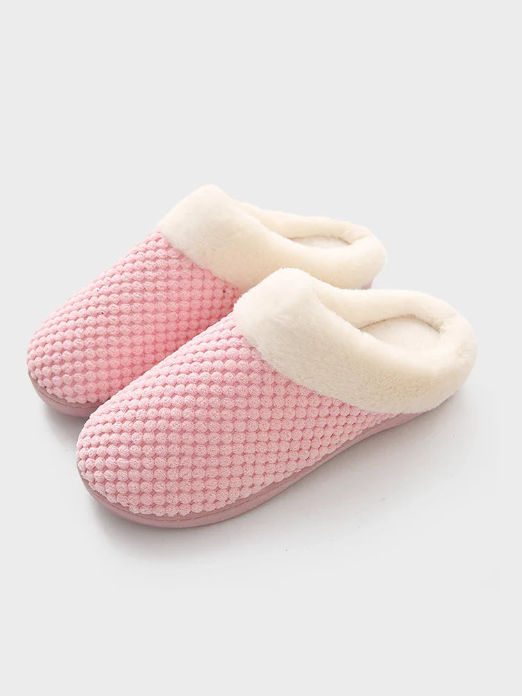 MAGIC CURVE Unisex Warm Plush Slippers