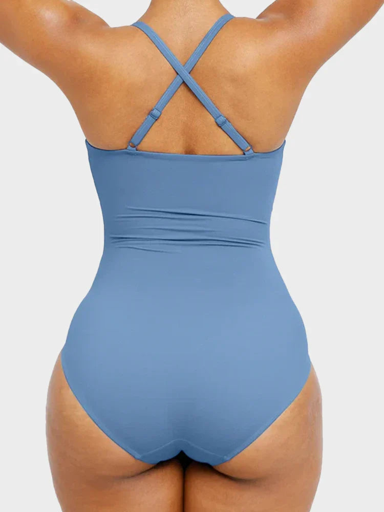U-Ring Cut Out Shaping Swimsuit