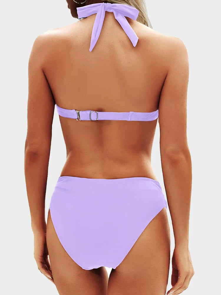 Women’s Push-Up Halter Bikini Set