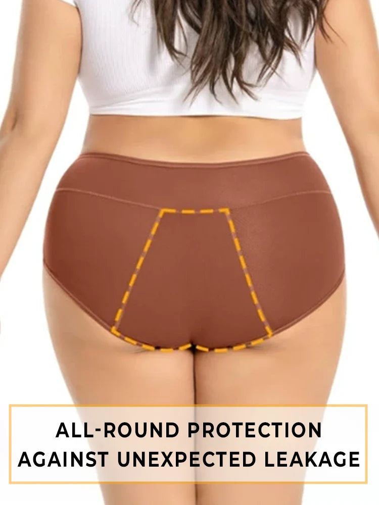 5 Pack-Women’s High-Waist Leakproof Period Underwear