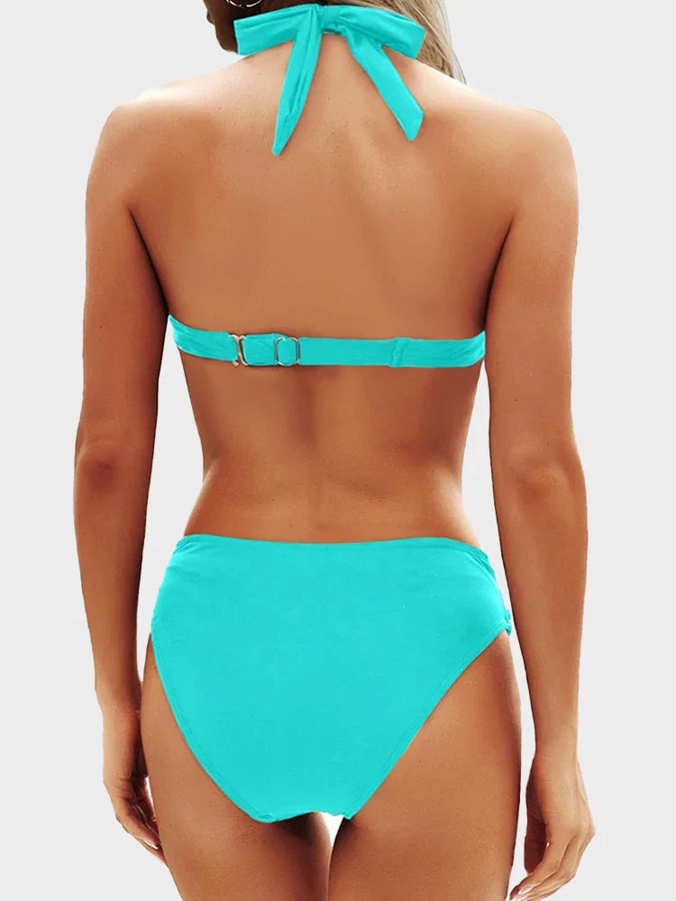 Women’s Push-Up Halter Bikini Set