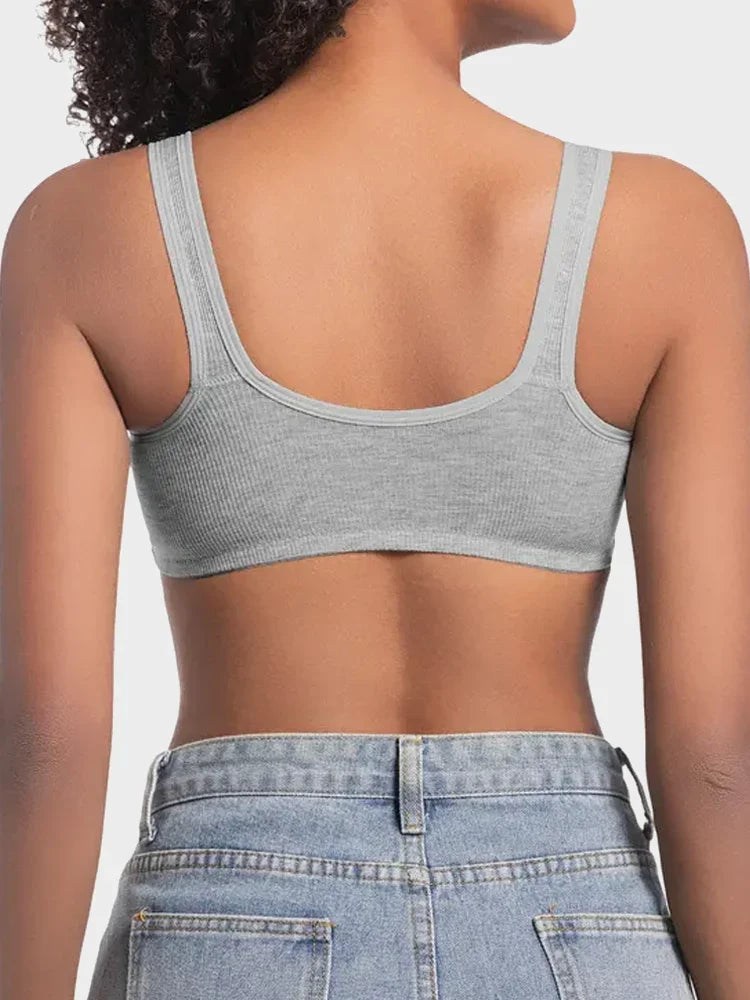 Adjustable Easy-Hook Front Closure Push-Up Bra