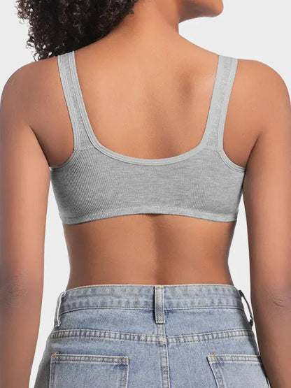 Adjustable Easy-Hook Front Closure Push-Up Bra