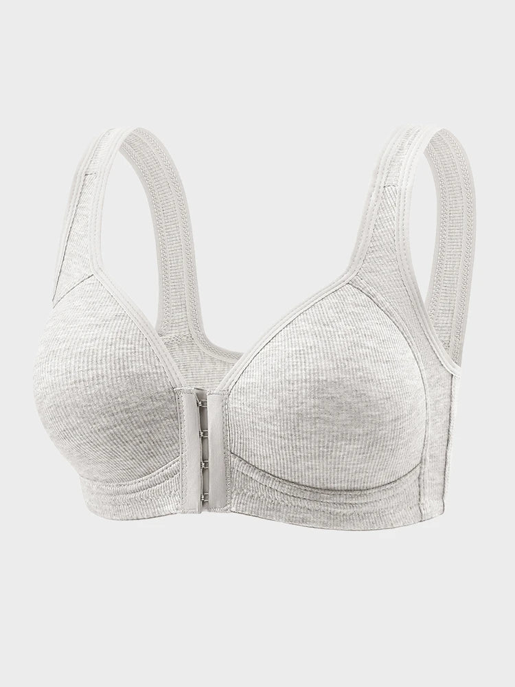 Adjustable Easy-Hook Front Closure Push-Up Bra