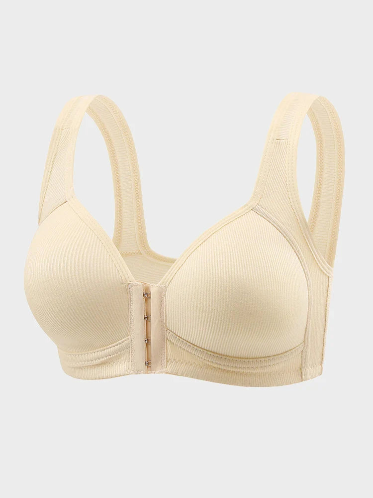 Adjustable Easy-Hook Front Closure Push-Up Bra