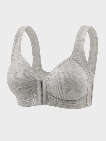 Adjustable Easy-Hook Front Closure Push-Up Bra